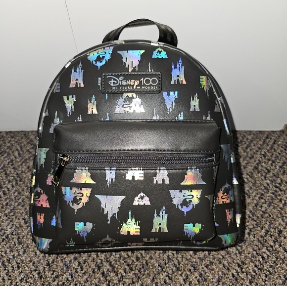 Disney Castle 100 Years of Wonder Mini Backpack (Hologram) - Picture 1 of 4